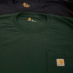 Carhartt 4x long sleeve T-shirts- great condition with no rips/snags good deal!